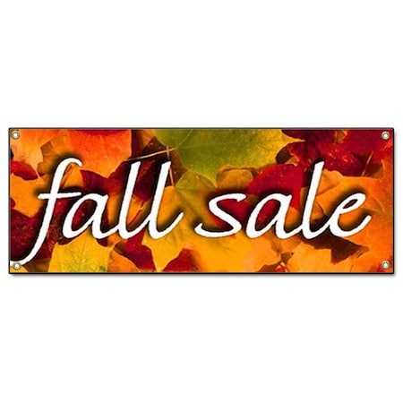 Signmission FALL SALE BANNER SIGN store clearance signs 50% off huge discount B-Fall Sale
